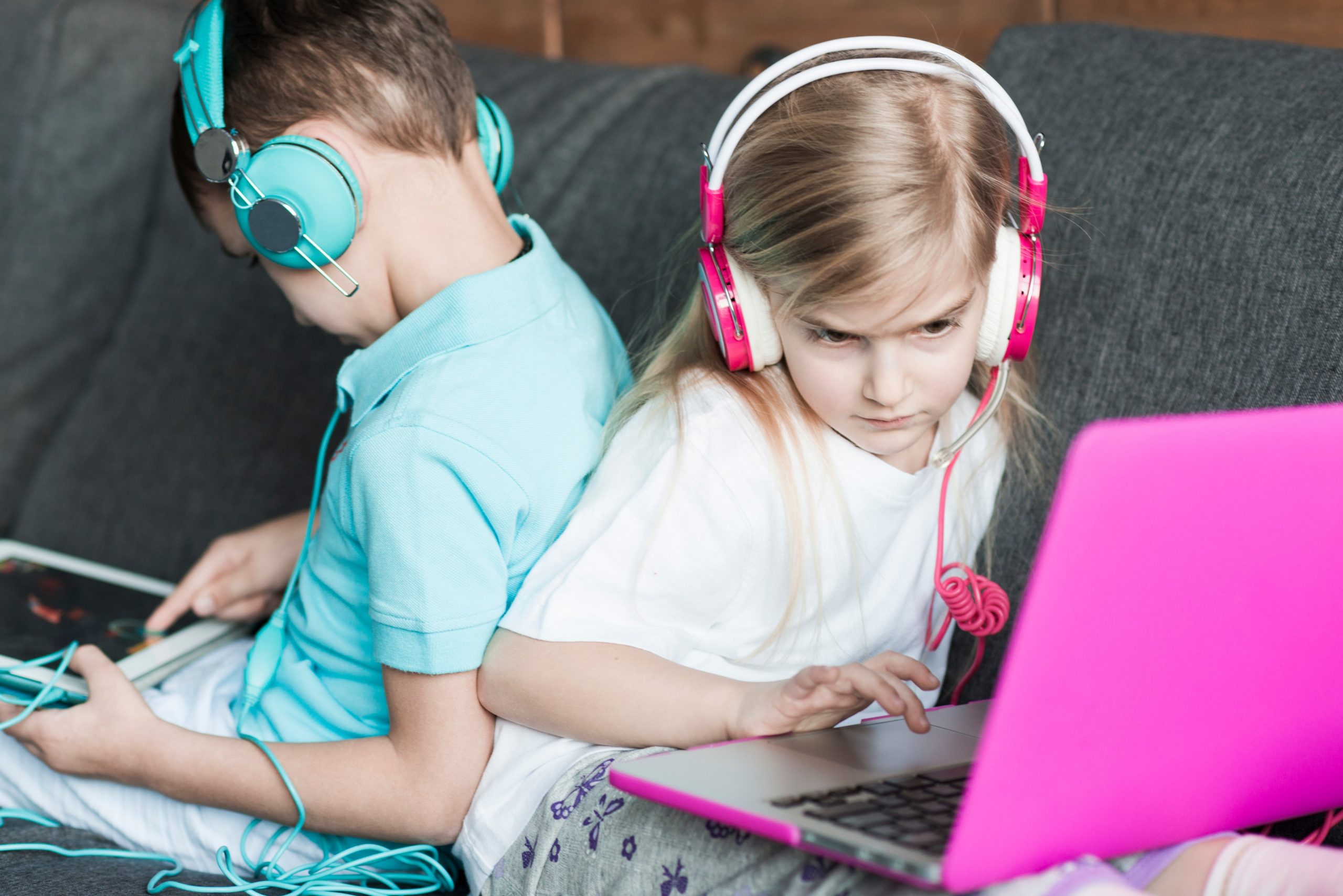 Kids with laptops Kids with laptops